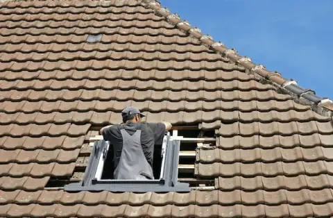 Pose de velux - Marches